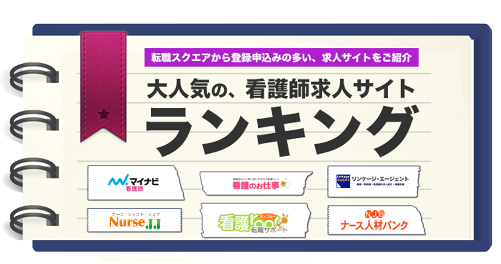 看護師求人サイト申込数ランキング【口コミでレビュー】